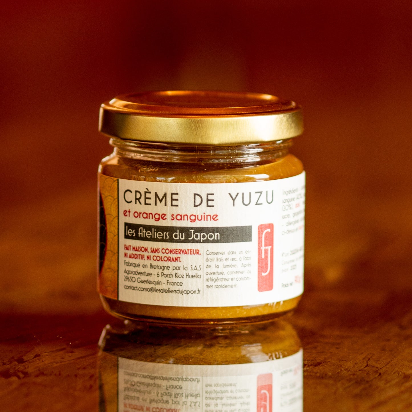 Crème de yuzu et orange sanguine - Les Ateliers du Japon