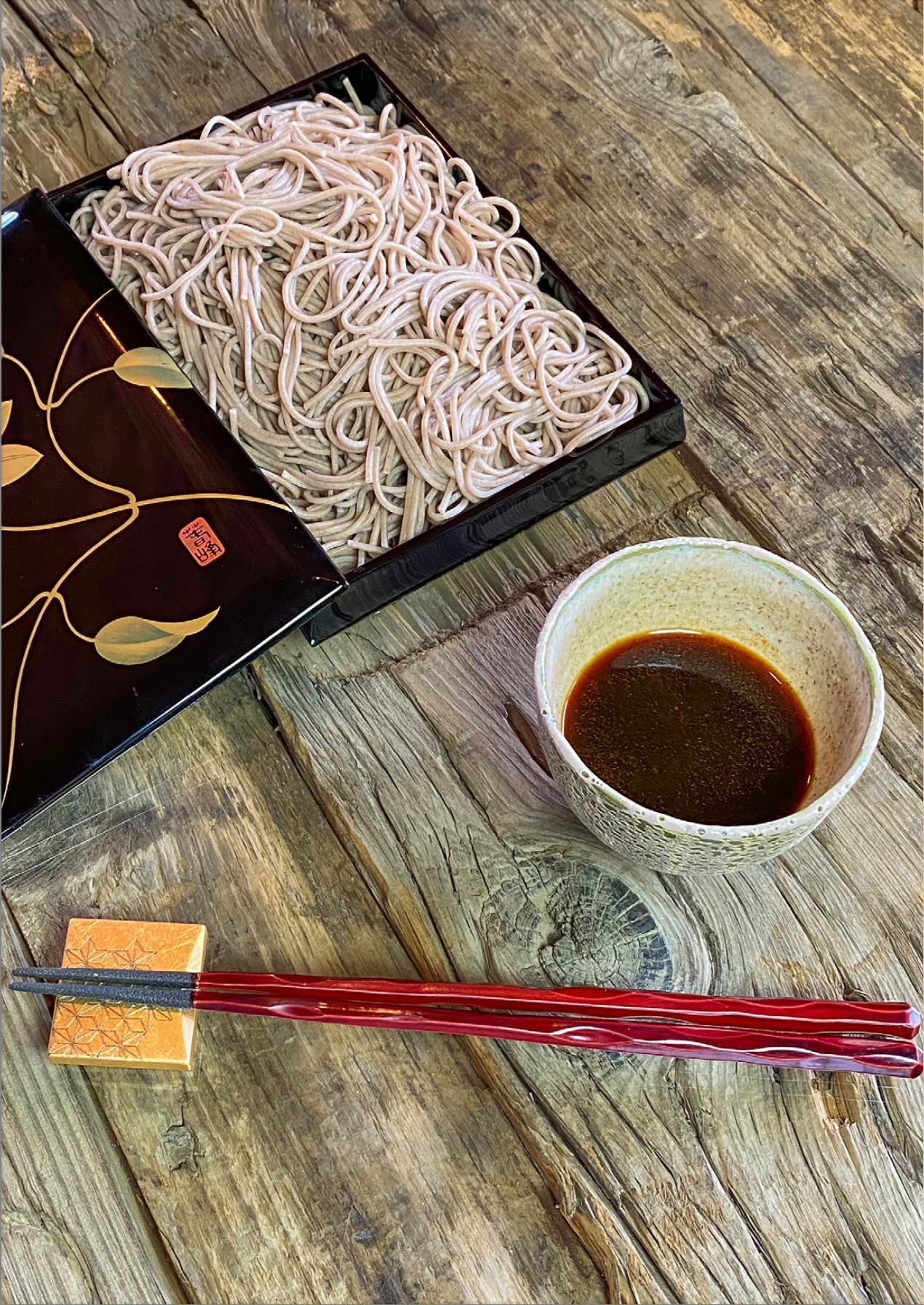 Nouilles soba sauce tsuyu — Les Ateliers du Japon